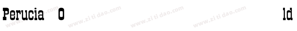 Perucia Old Normal字体转换
